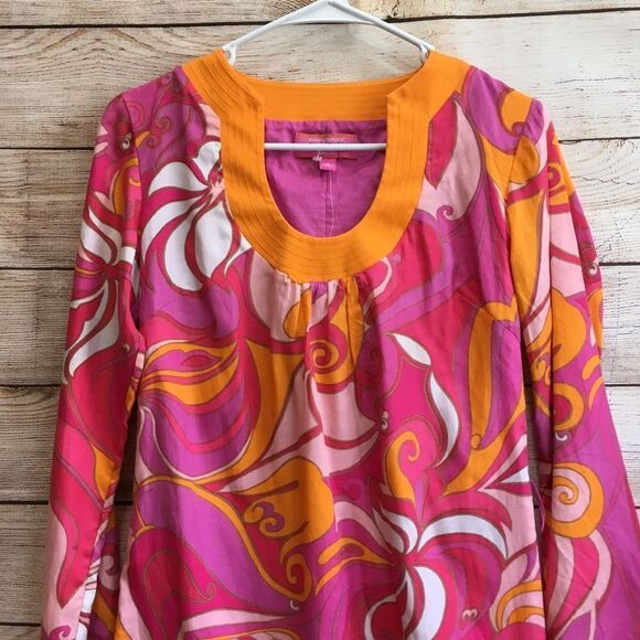 NEW WITH TAGS TRINA TURK FOR BANANA REPUBLIC SILK BLEND BONITA DRESS IN PINK - Picture 3 of 8